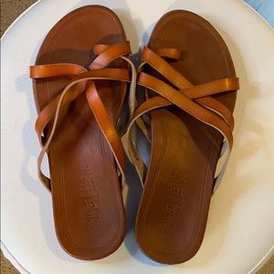 Brown sandals